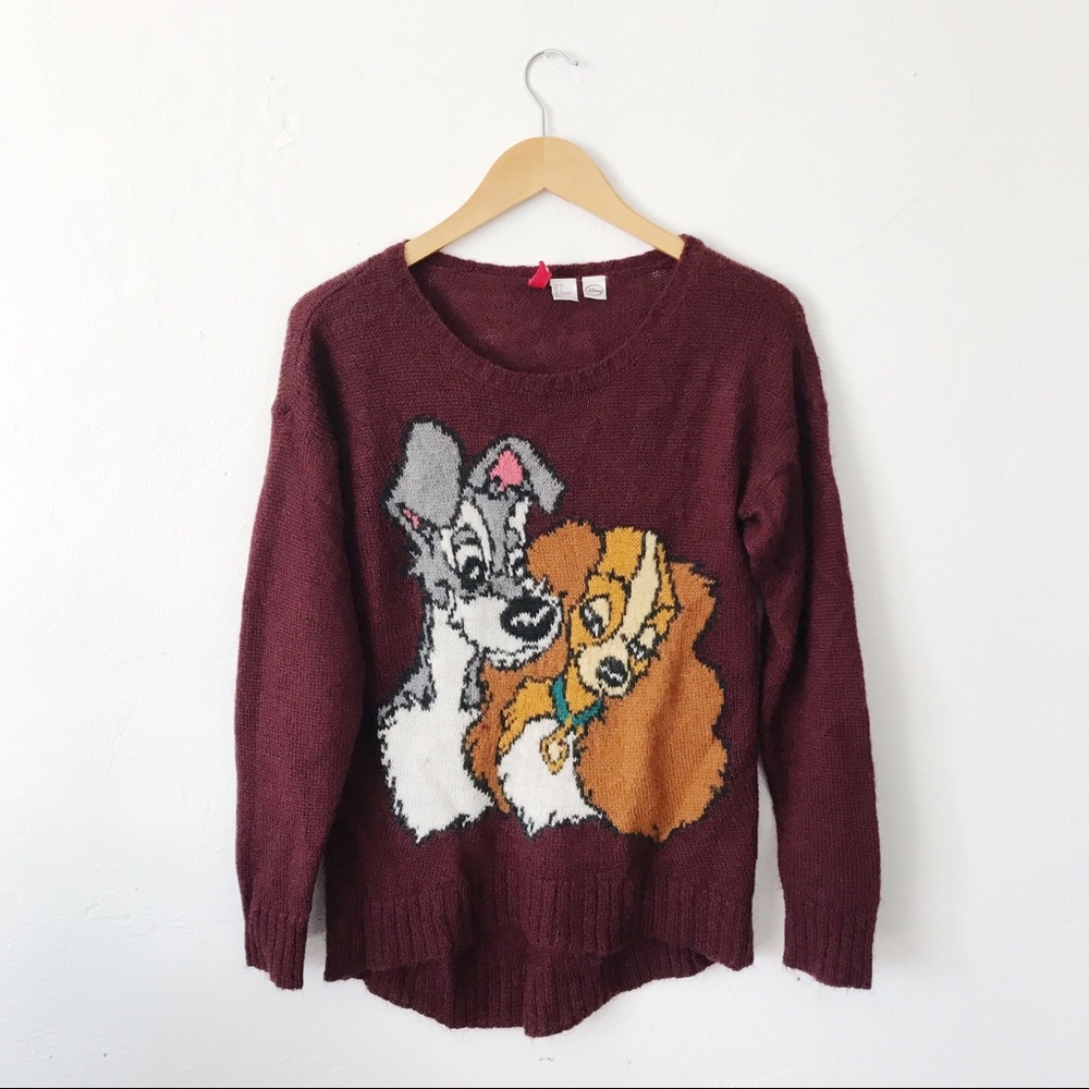 Disney Lady and the Tramp long sweater